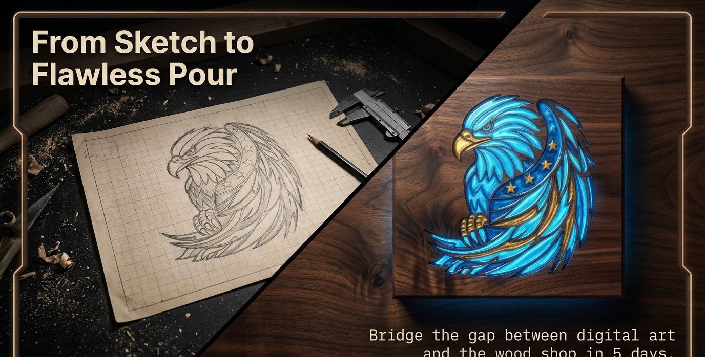 From Sketch to Flawless Pour — slide 1 of 13